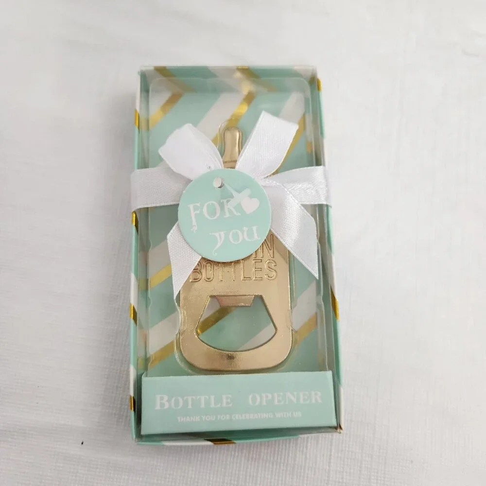 Bottle Opener Baby Shower Gift Metal In Box Poppin' Bottles